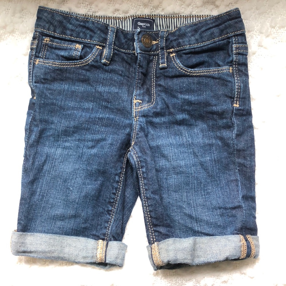 GAP dark denim bermuda shorts 5 pocket size 6